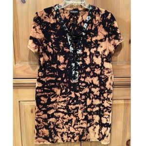 FASHION NOVA Bleach Tie dye Dress